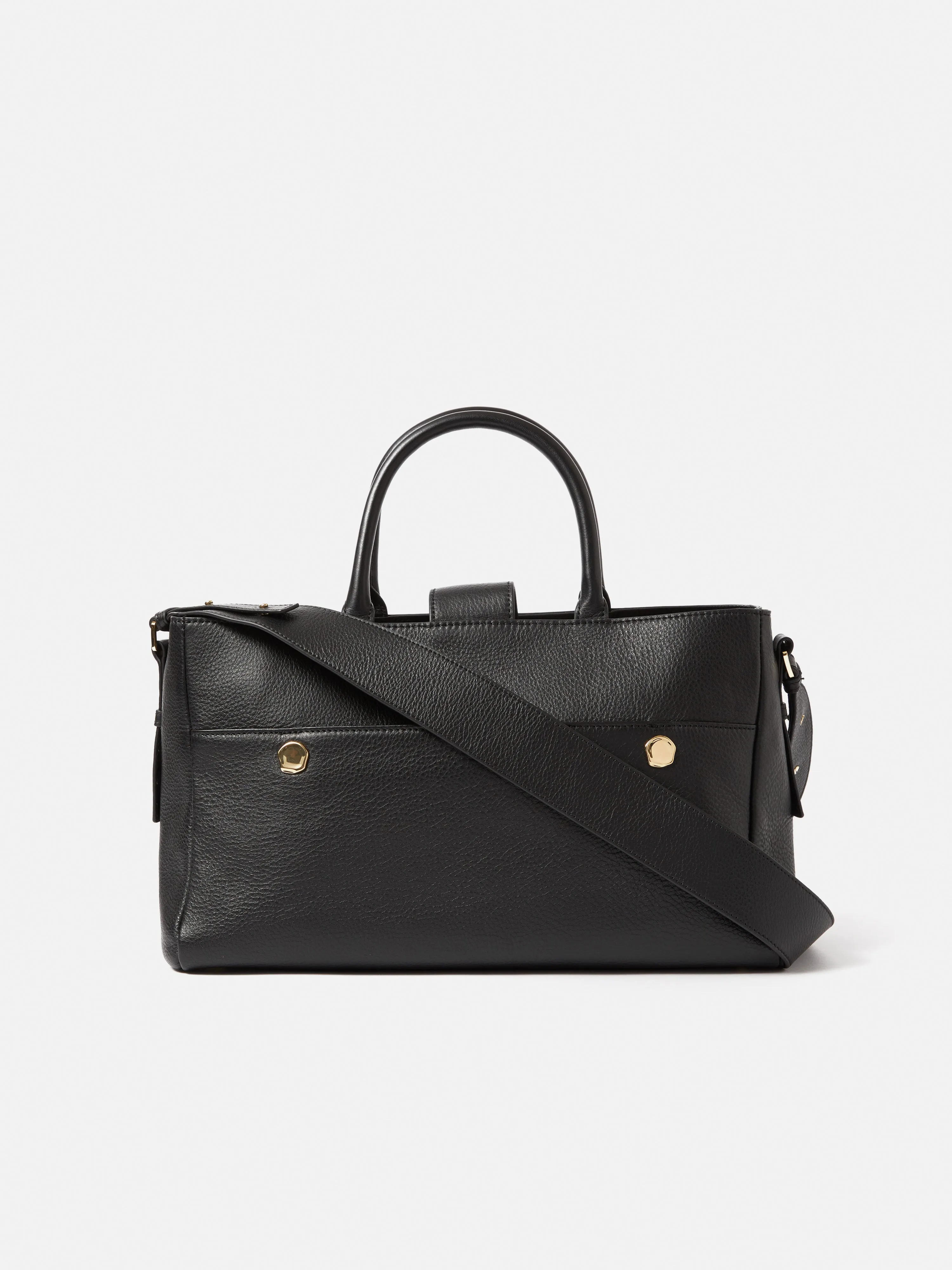 Adela Pebble Leather Tote | Black sold by Jigsaw product image thumbnail 5