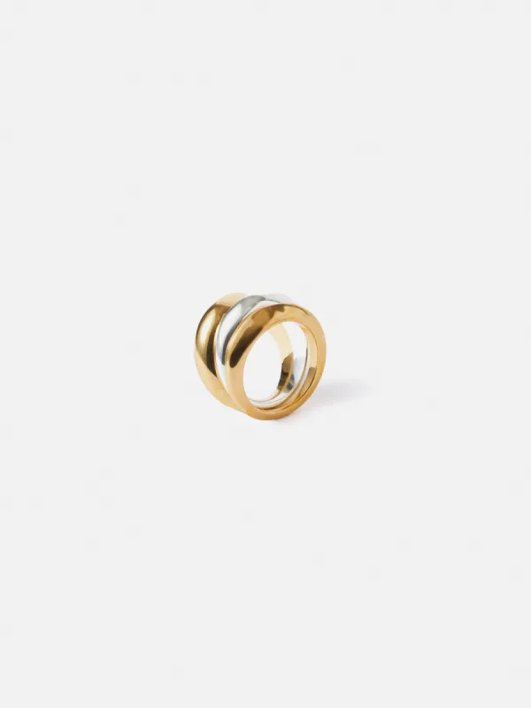 Sculptural Ring Set | Multi sold by Jigsaw