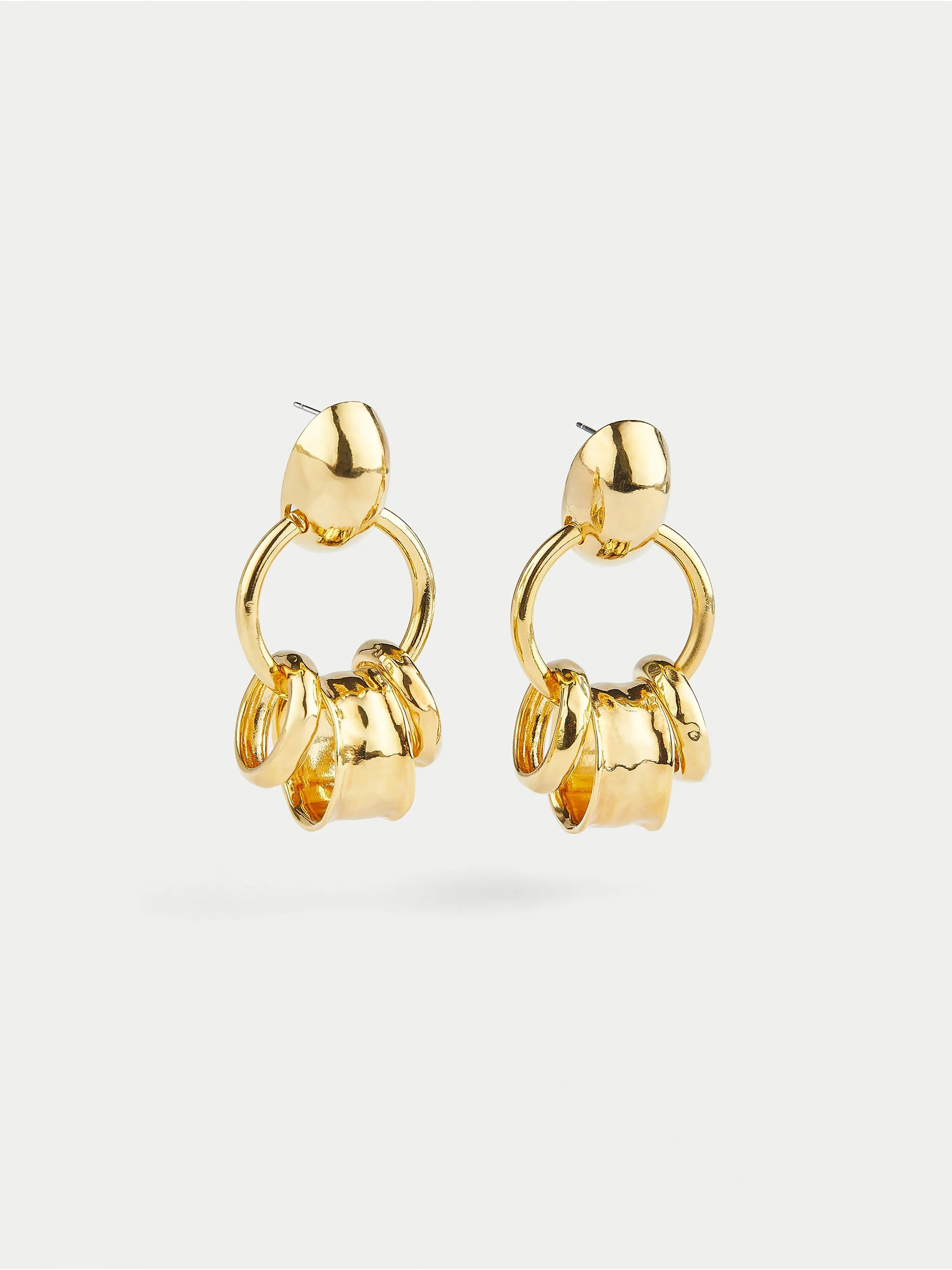 Collagerie Multi Hoop Earring | Gold sold by Jigsaw