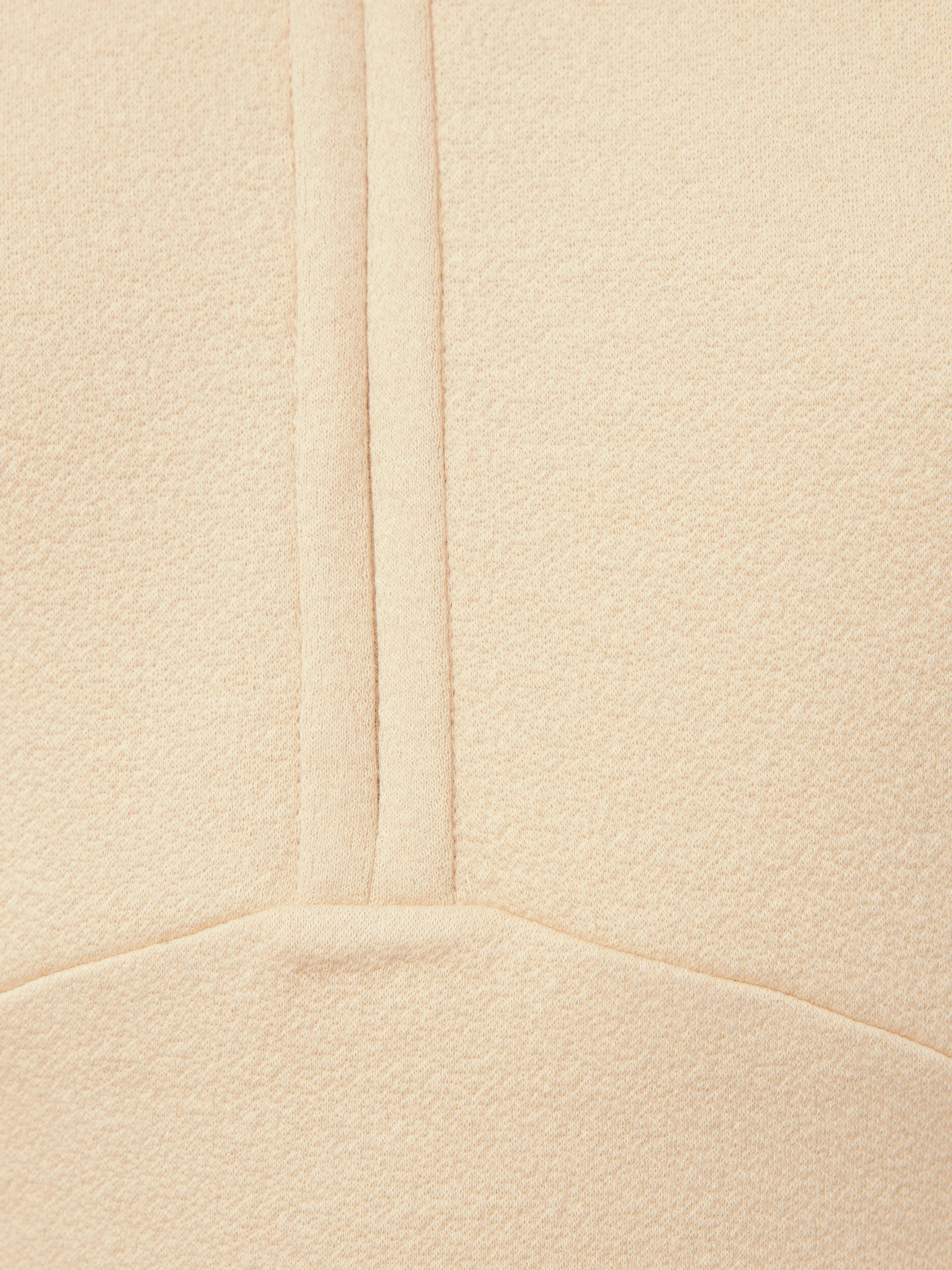 Crepe Jersey Zip Dress | Cream sold by Jigsaw product image thumbnail 5