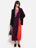 Colour Block Satin Dress | Purple sold by Jigsaw