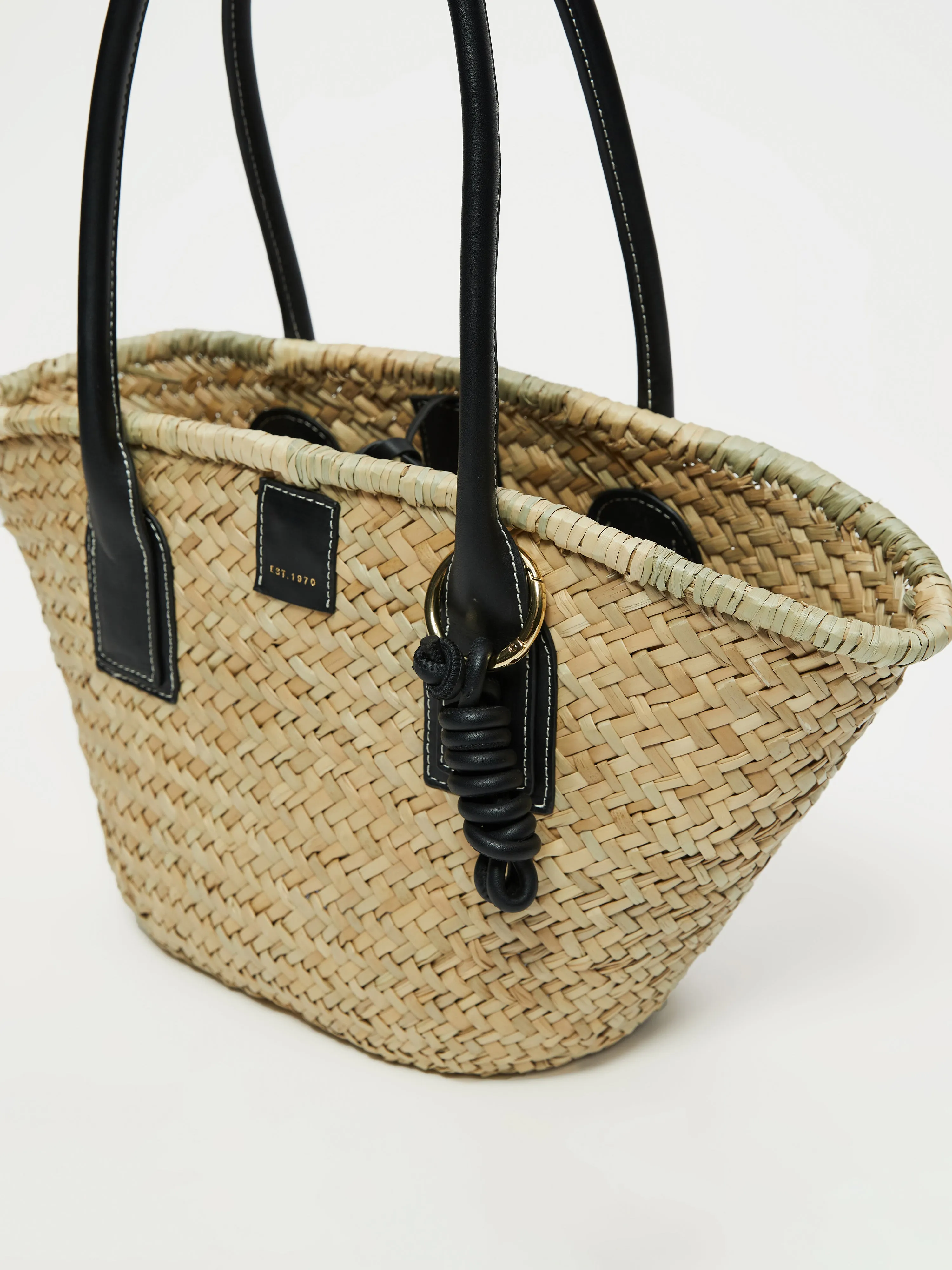 Chiltern Straw Bag | Black sold by Jigsaw product image thumbnail 2