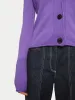 Merino Cashmere Cardigan | Purple sold by Jigsaw