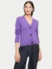 Merino Cashmere Cardigan | Purple sold by Jigsaw