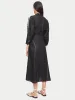 Linen Ric Rac Dress | Black sold by Jigsaw
