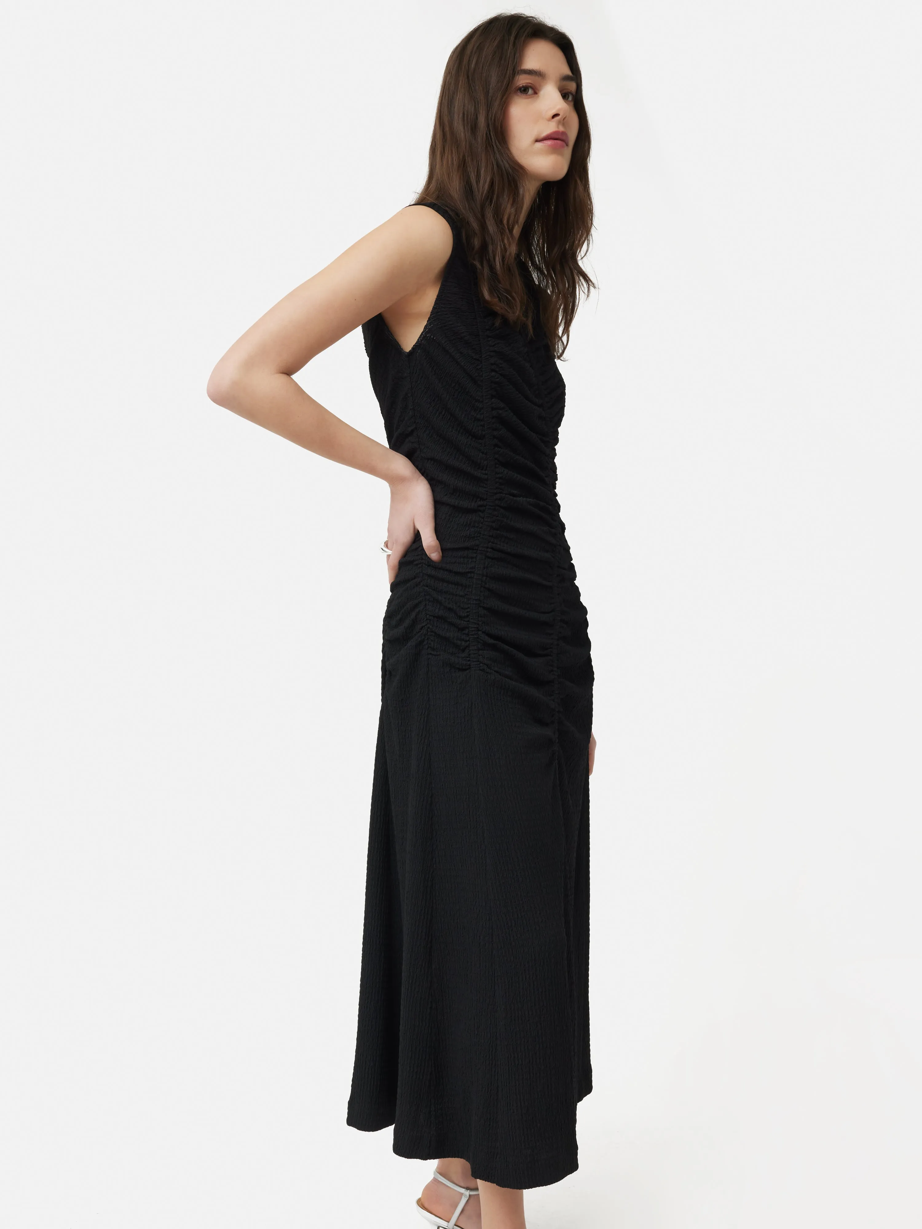 Ruched Jersey Dress | Black sold by Jigsaw product image thumbnail 2