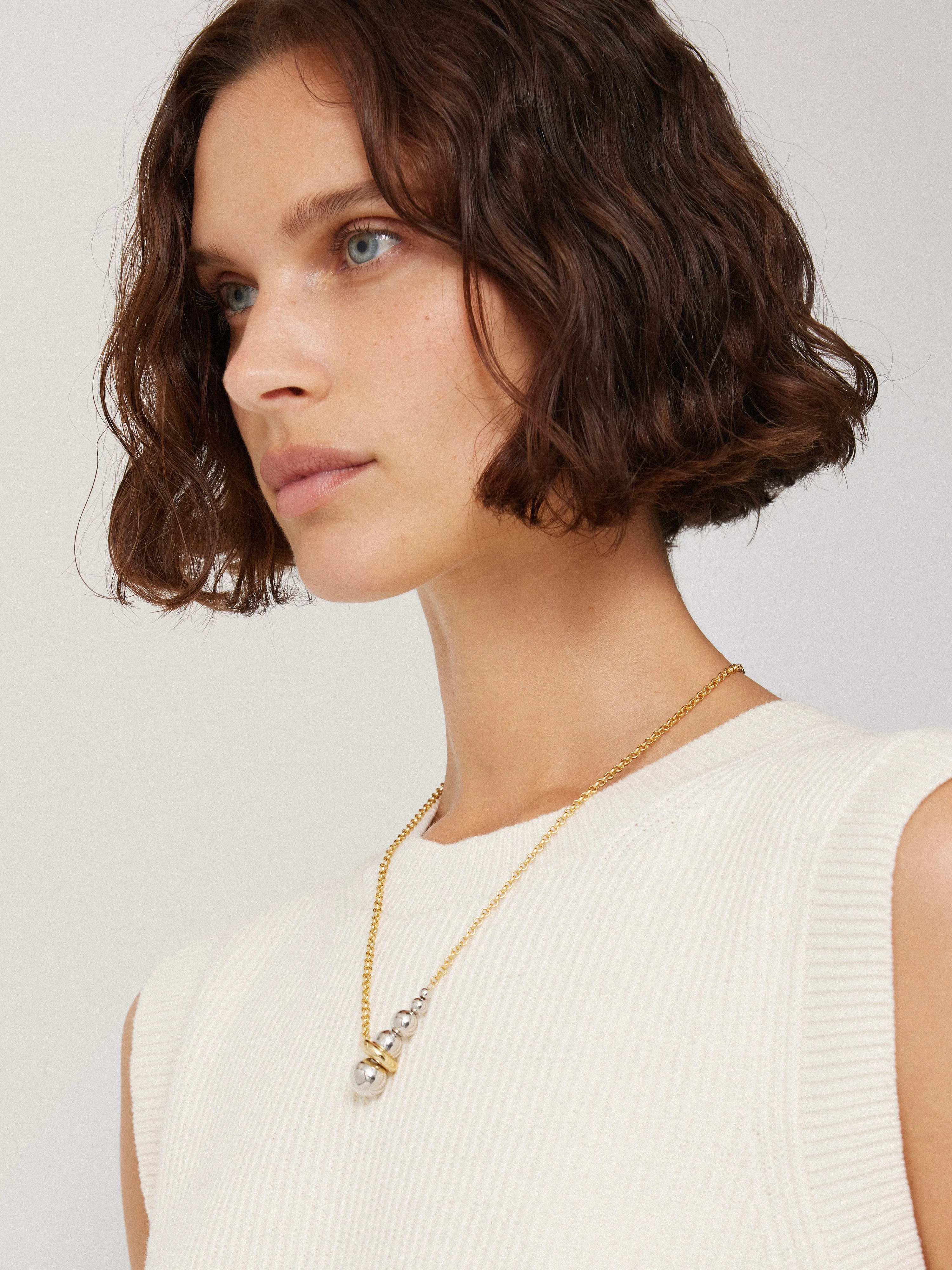 Molten Bead Necklace | Multi sold by Jigsaw product image thumbnail 2