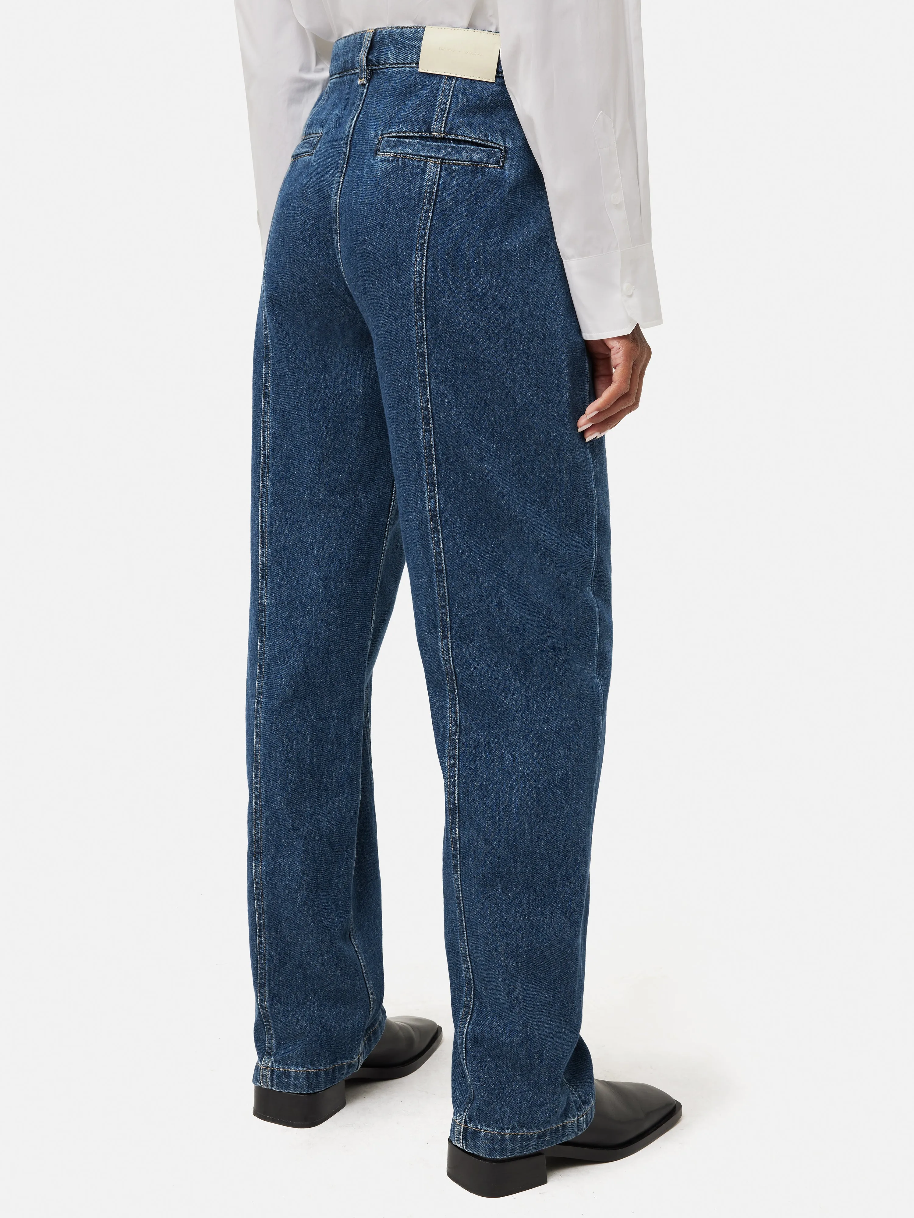 Beck Tailored Jean | Vintage Mid Blue sold by Jigsaw product image thumbnail 5