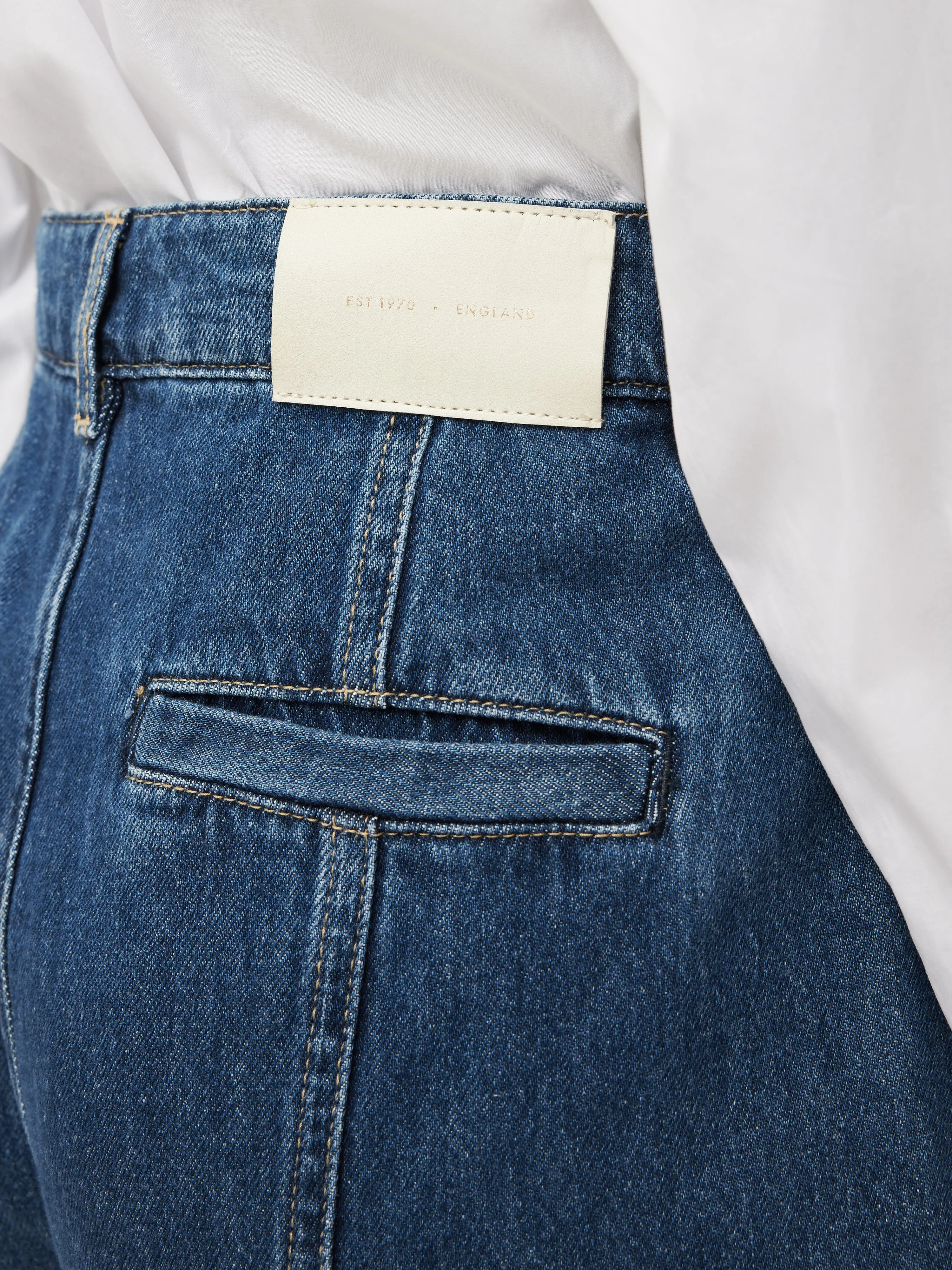 Beck Tailored Jean | Vintage Mid Blue sold by Jigsaw product image thumbnail 4