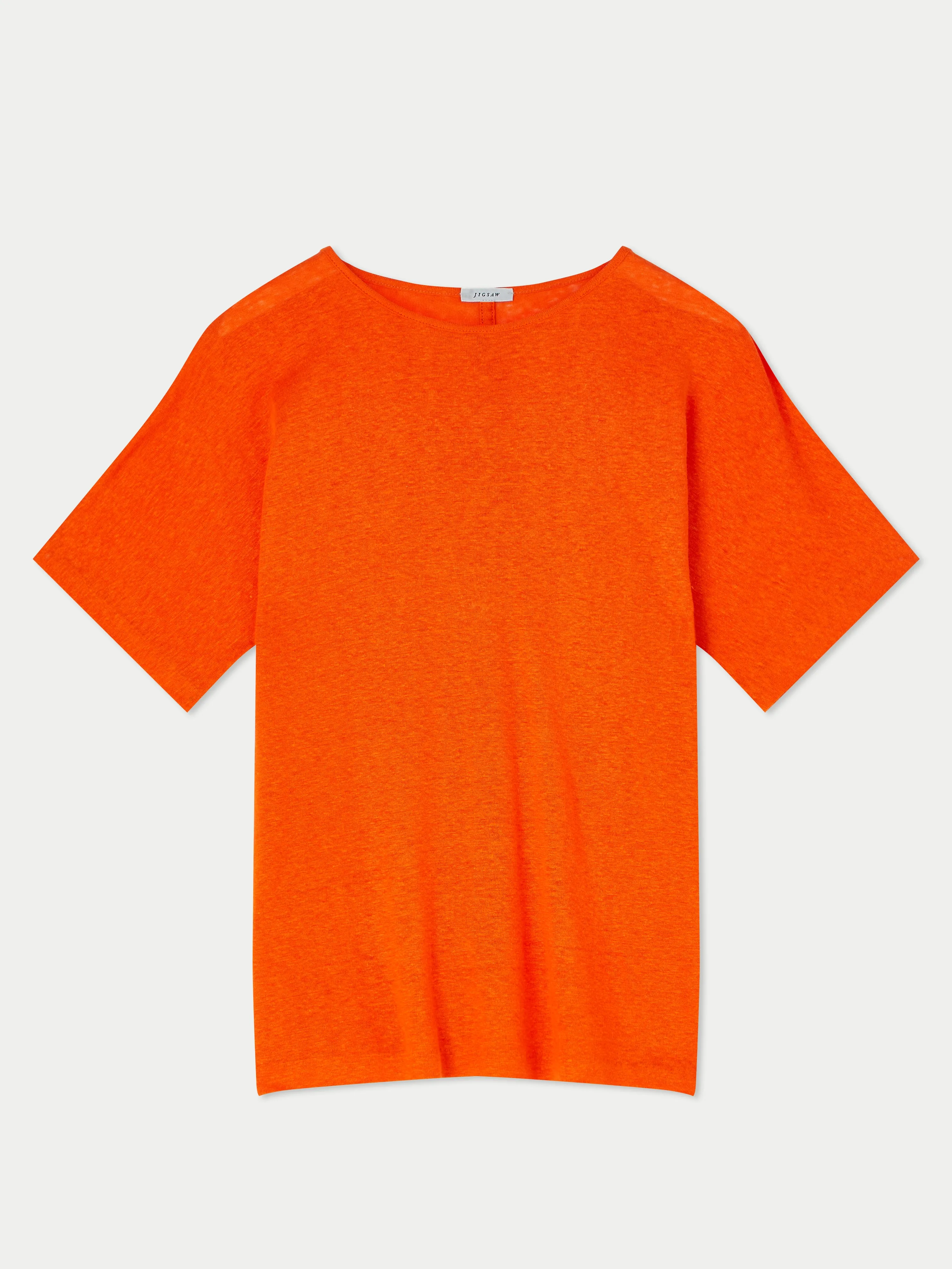 Linen Kimono Sleeve Tee | Orange sold by Jigsaw product image thumbnail 5