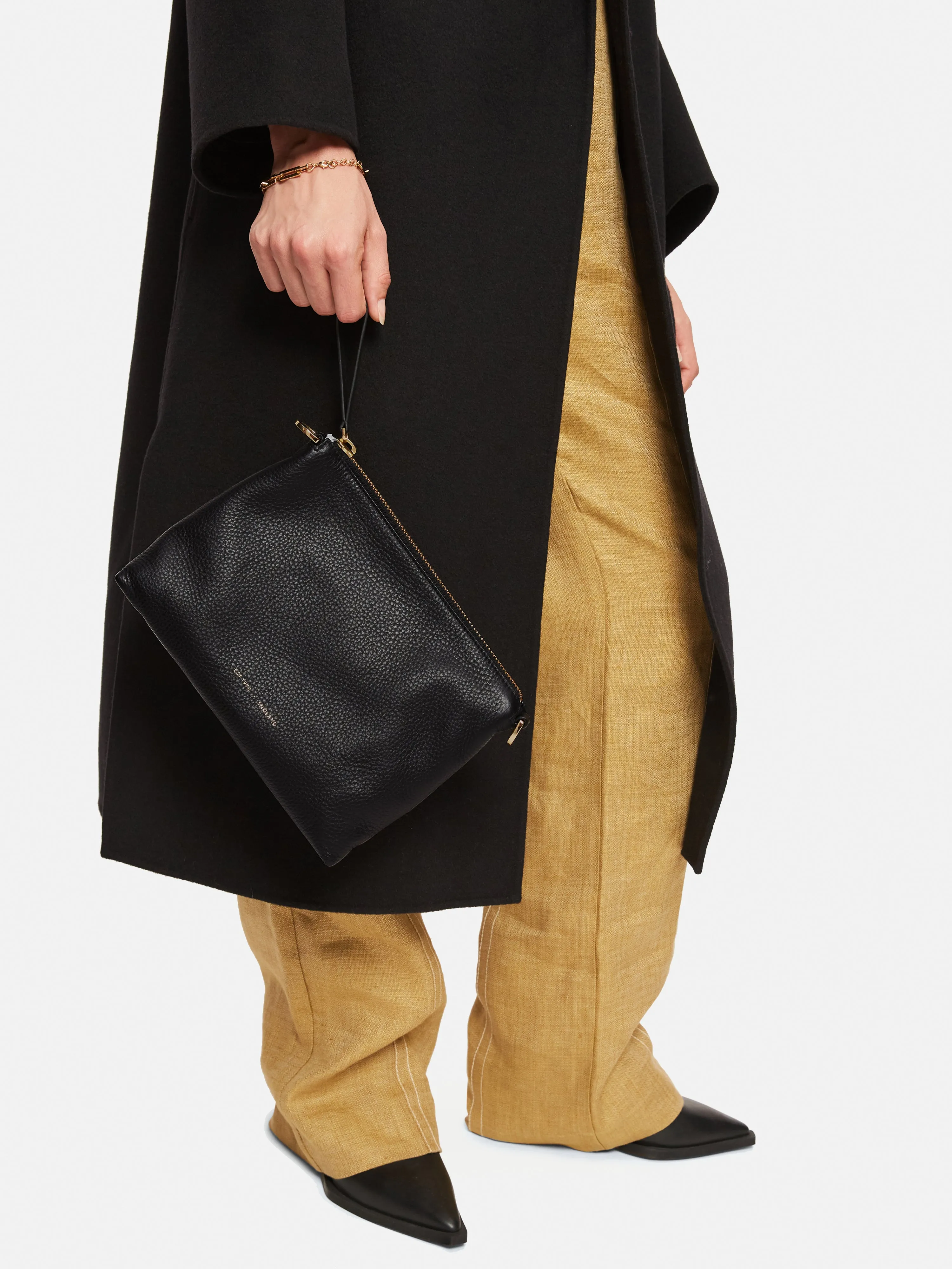 Ava Pebble Leather Crossbody | Black sold by Jigsaw product image thumbnail 2