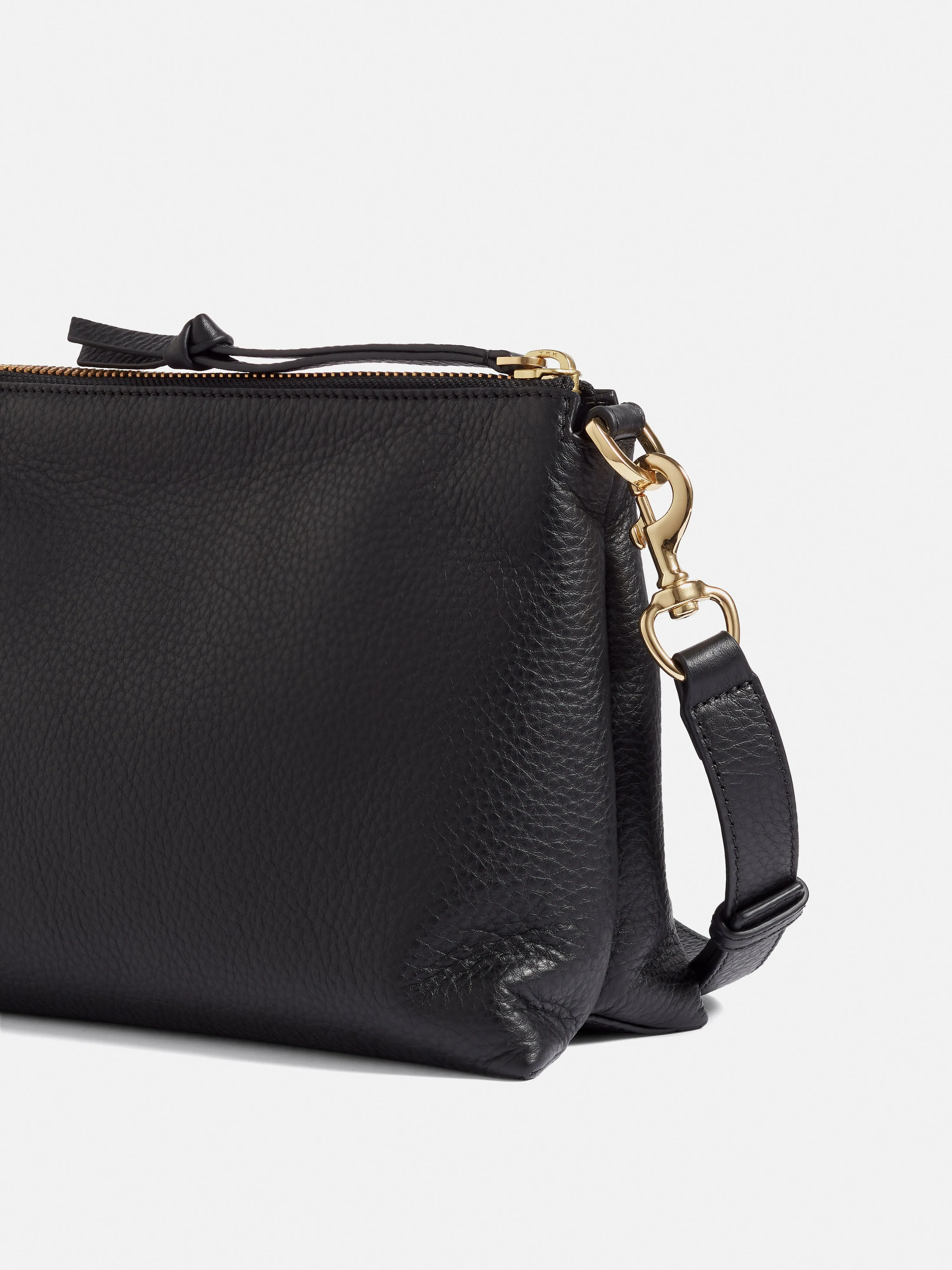 Ava Pebble Leather Crossbody | Black sold by Jigsaw product image thumbnail 5