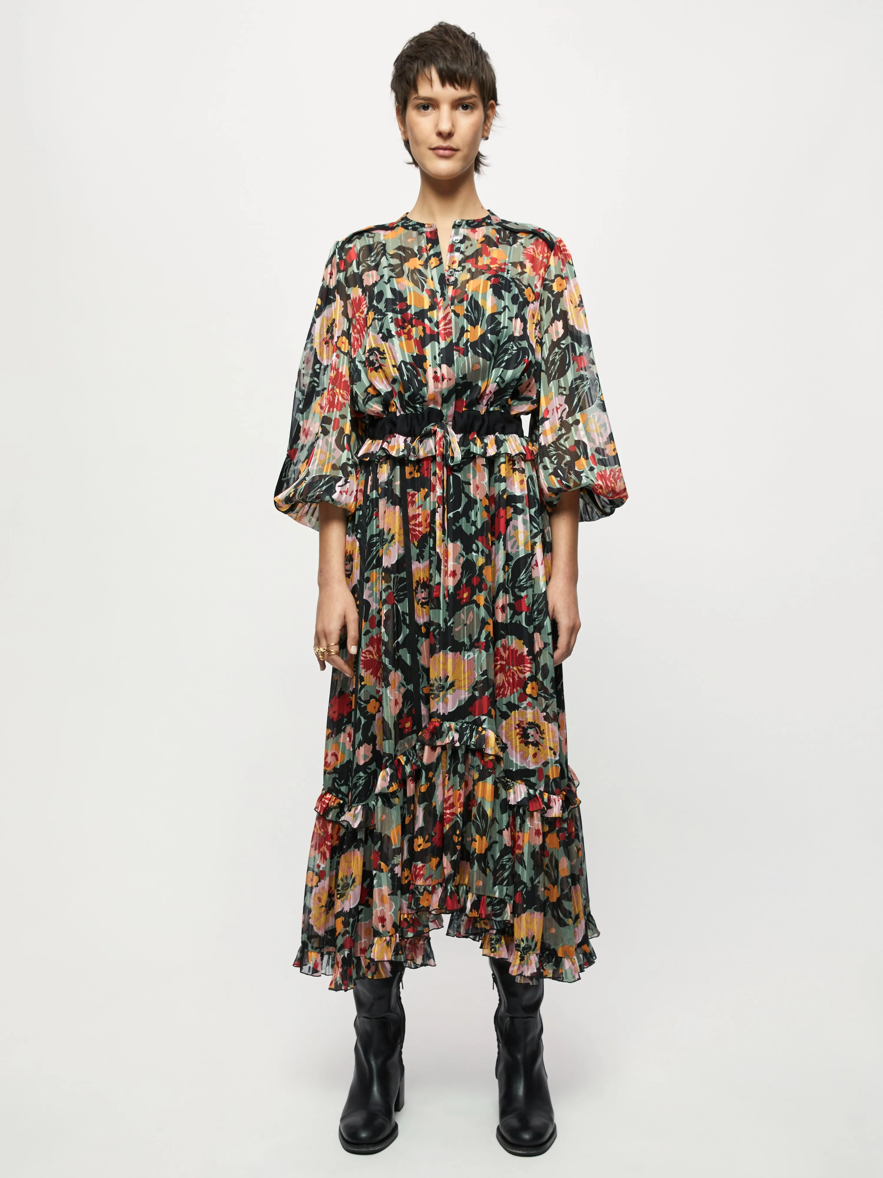 Wild Bouquet Maxi Dress | Sage sold by Jigsaw