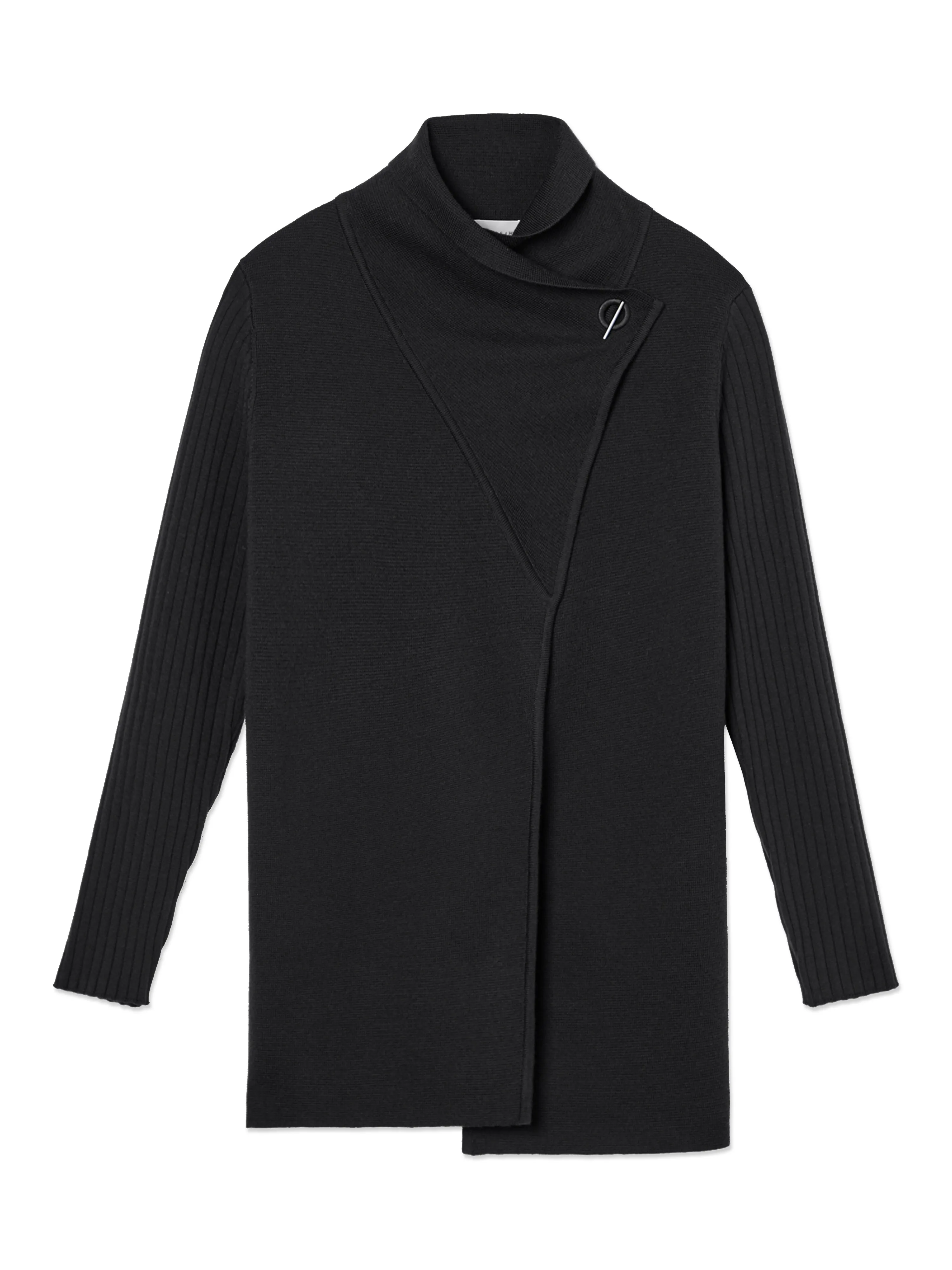 Milano Ring Cardigan | Black sold by Jigsaw product image thumbnail 5