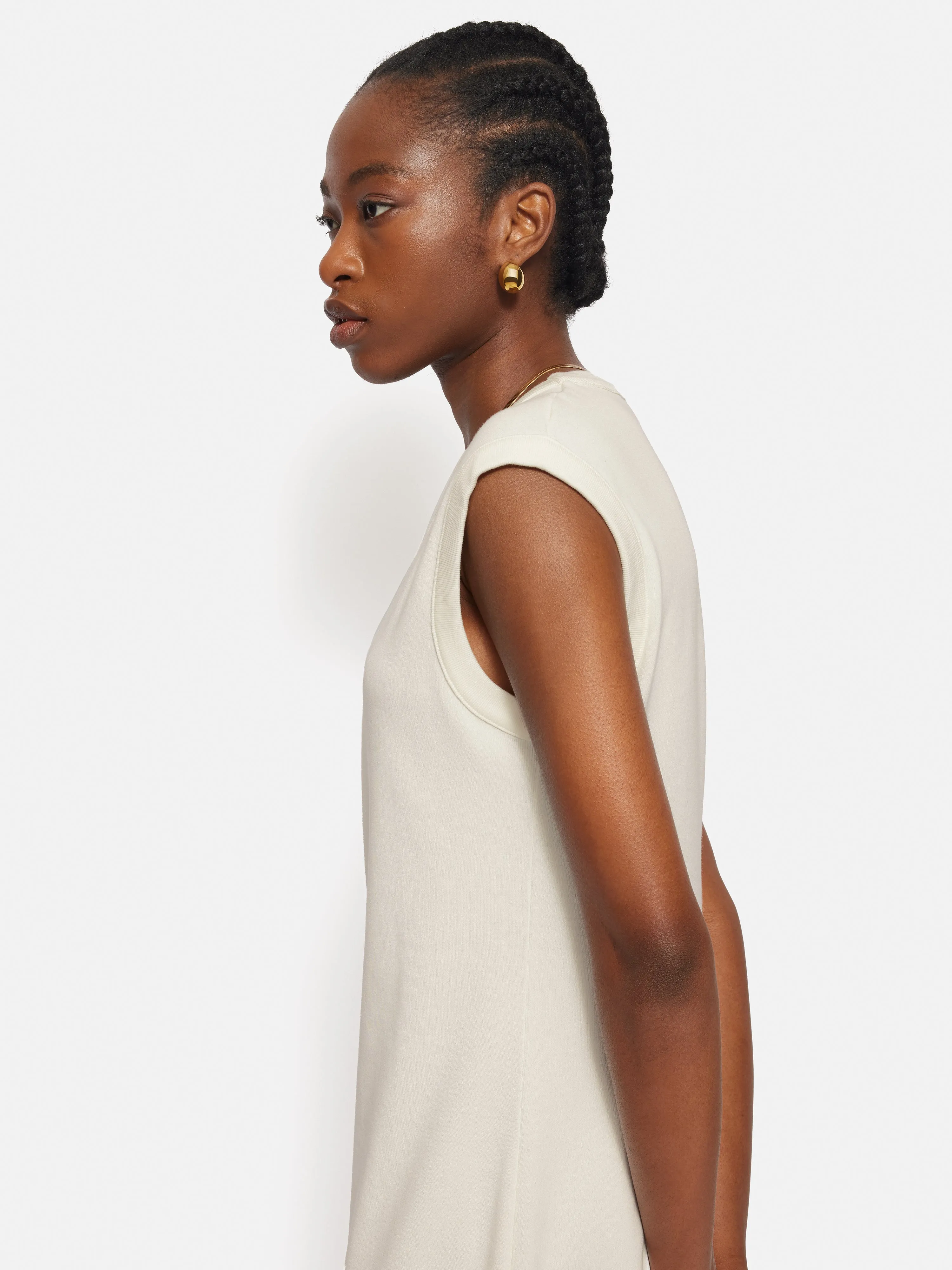 Column T Shirt Dress | Cream sold by Jigsaw product image thumbnail 2