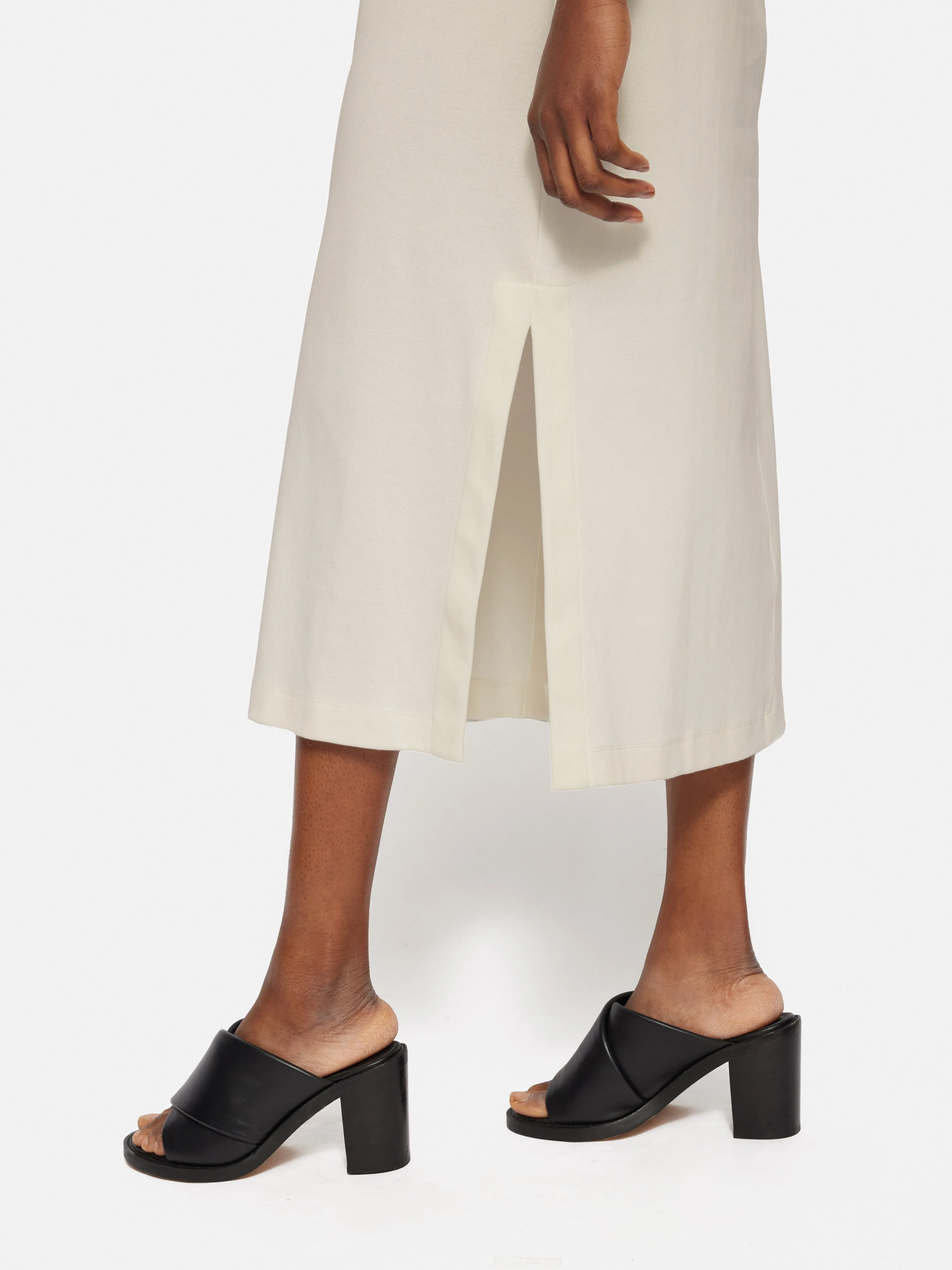 Column T Shirt Dress | Cream sold by Jigsaw product image thumbnail 3