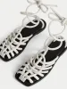 Bilboa Rope Ankle Tie Sandal | White sold by Jigsaw