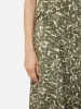 Shadow Leaf Sleeveless Dress | Khaki sold by Jigsaw