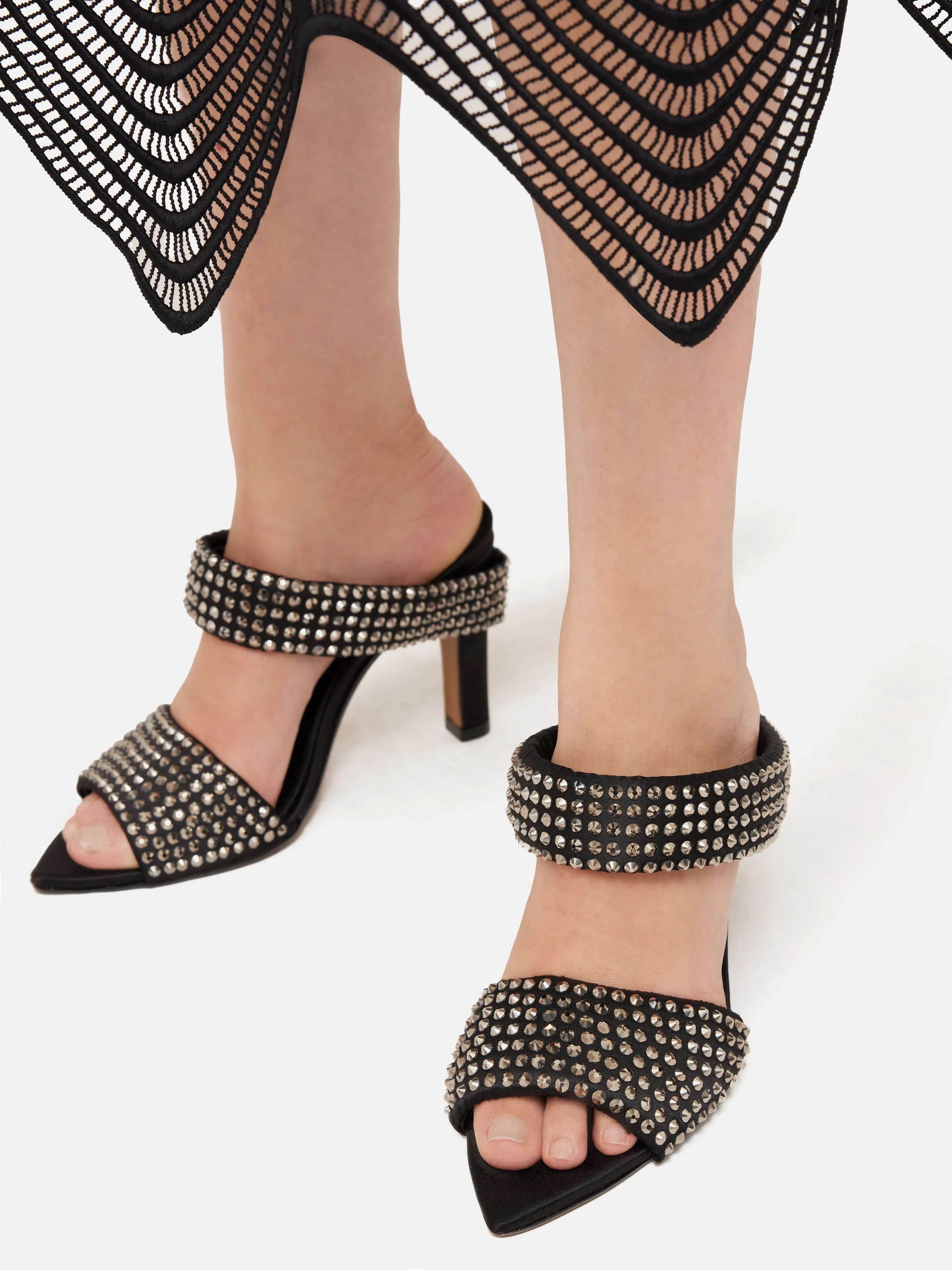 Diane Crystal Heel | Black sold by Jigsaw product image thumbnail 5