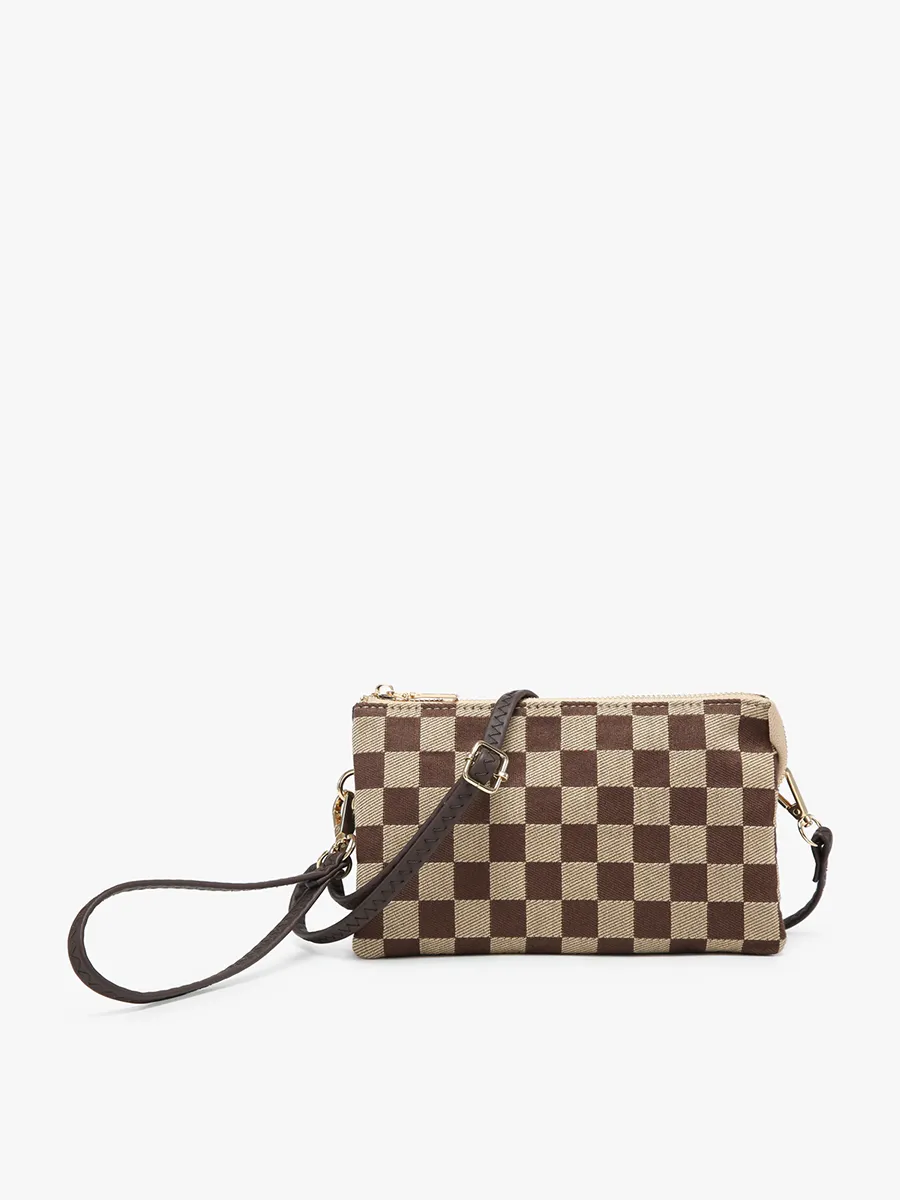 Riley Vegan Checkered Crossbody sold by Jen & Co. product image thumbnail 2