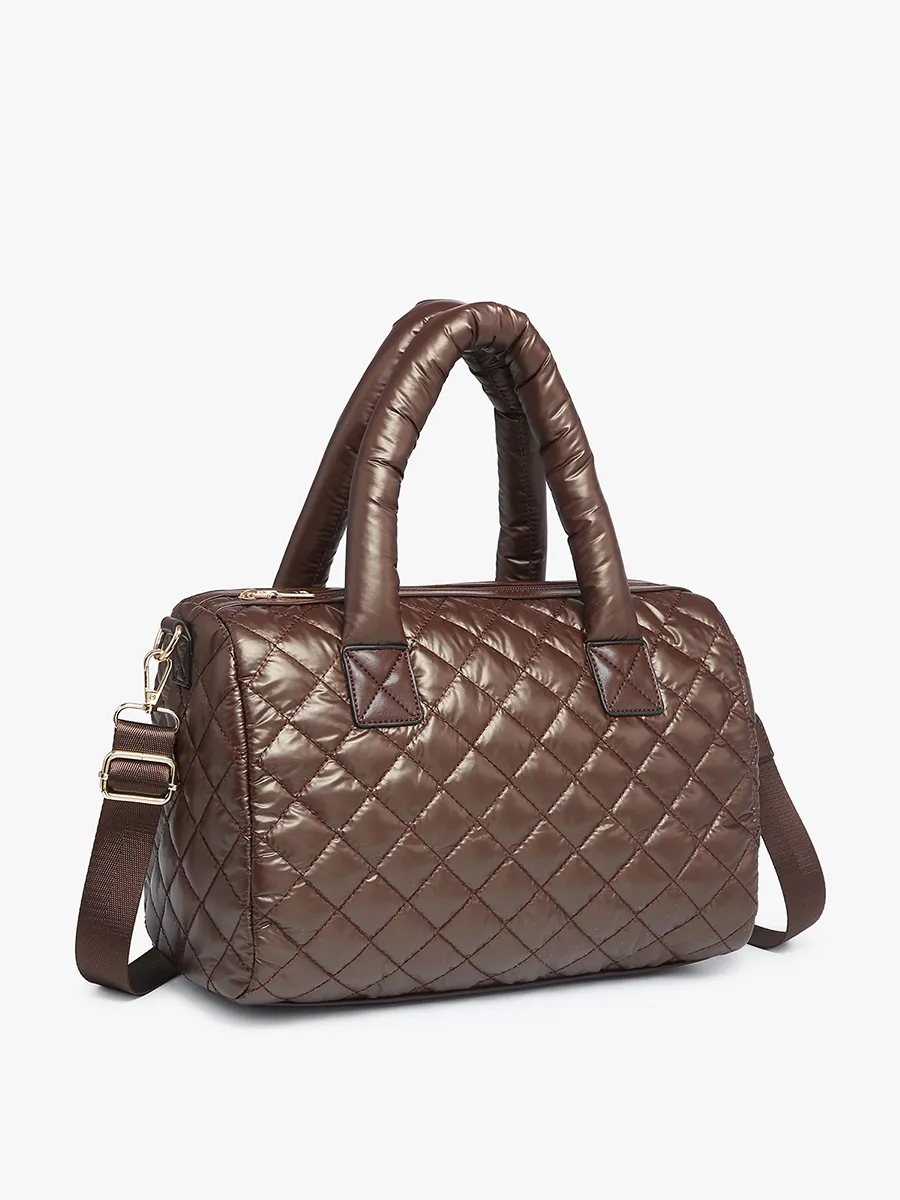 Trista Vegan Quilted Satchel sold by Jen & Co. product image thumbnail 2