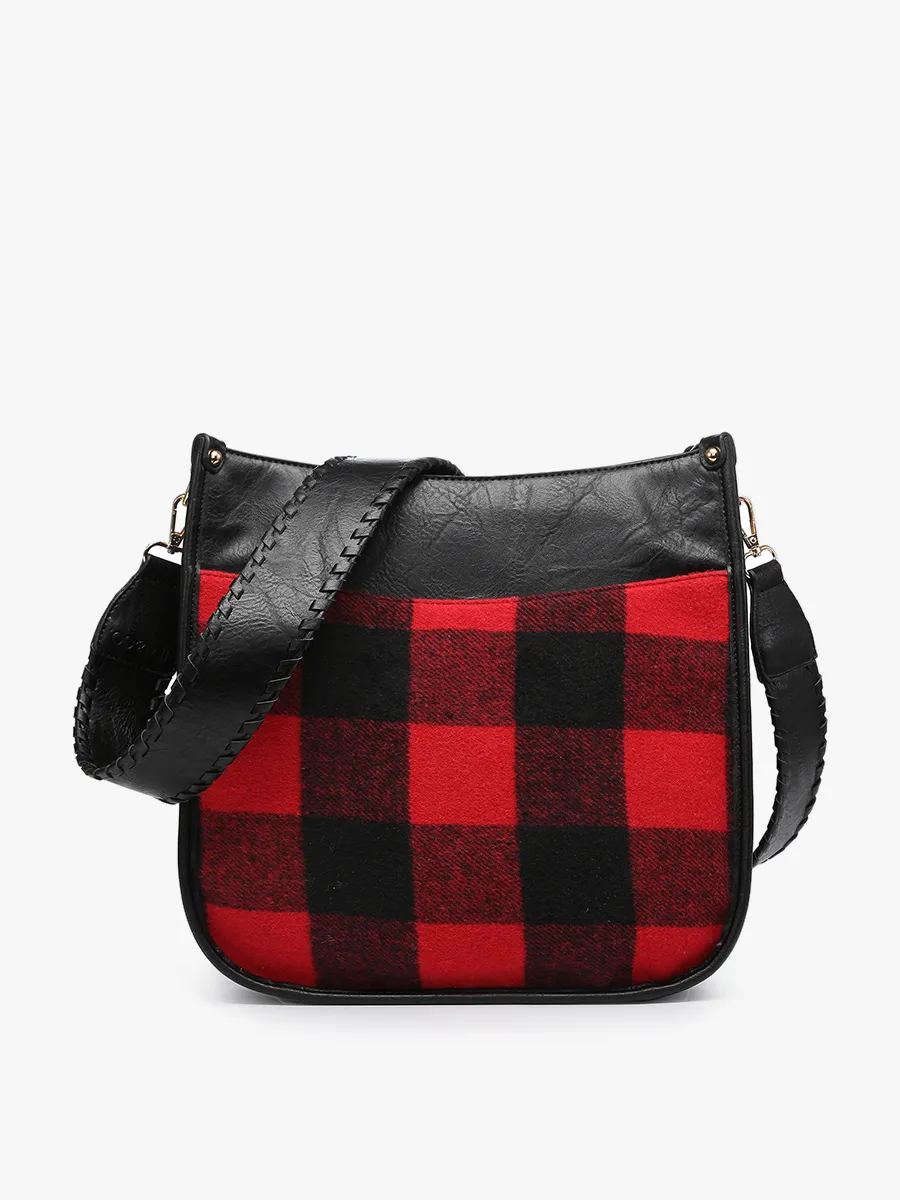 Chloe Vegan Plaid Crossbody sold by Jen & Co. product image thumbnail 5