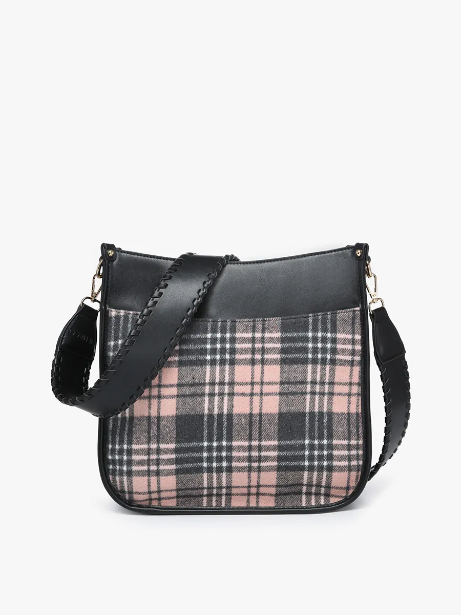 Chloe Vegan Plaid Crossbody sold by Jen & Co.