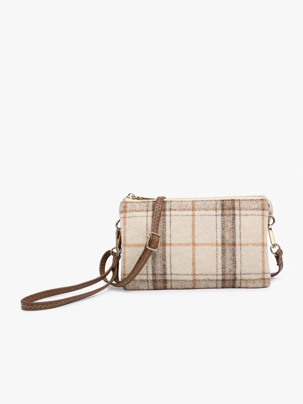Riley Vegan Plaid Crossbody sold by Jen & Co.