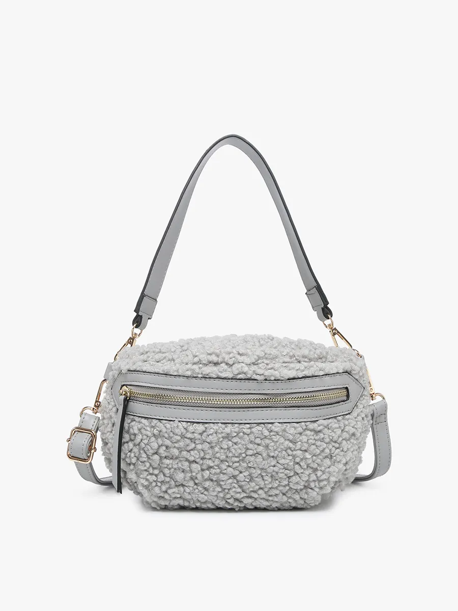 Brookie Vegan Sherpa Belt Bag sold by Jen & Co.