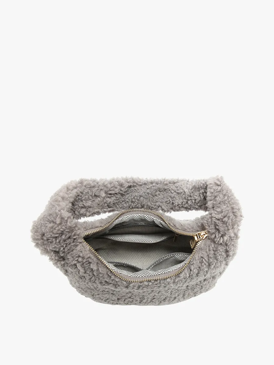 Gabrielle Vegan Sherpa Shoulder Bag sold by Jen & Co. product image thumbnail 4