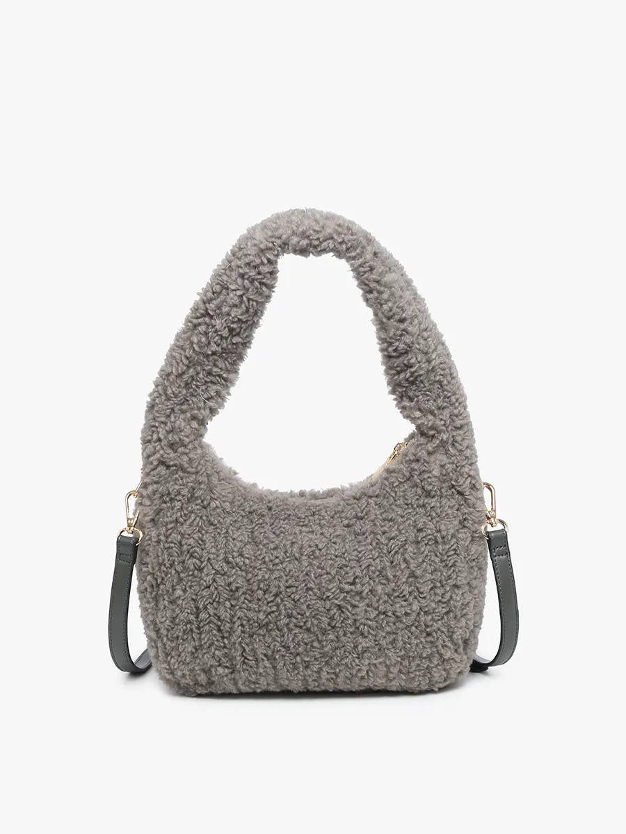 Gabrielle Vegan Sherpa Shoulder Bag sold by Jen & Co. product image thumbnail 3