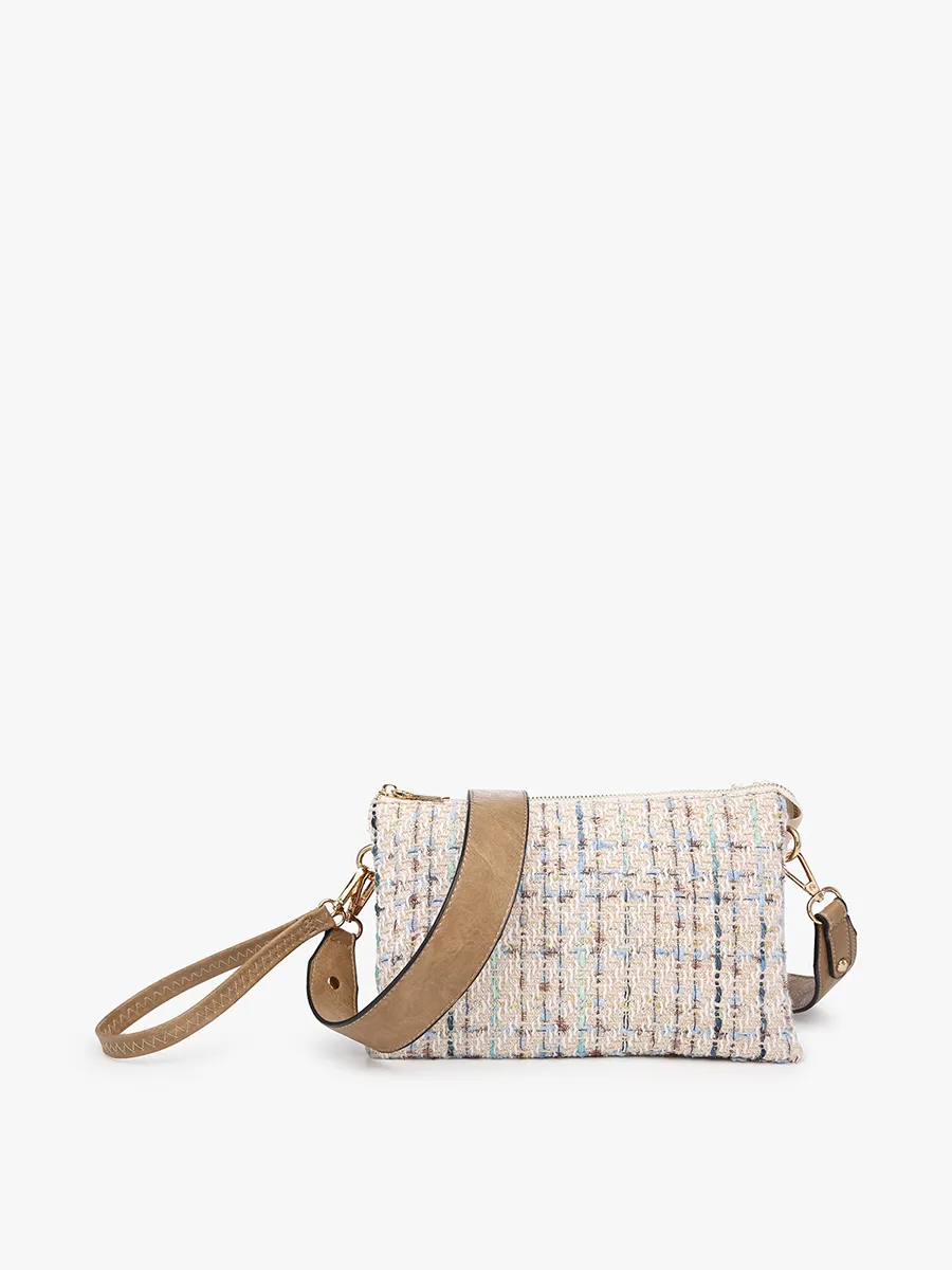 Izzy Vegan Tweed Crossbody sold by Jen & Co.