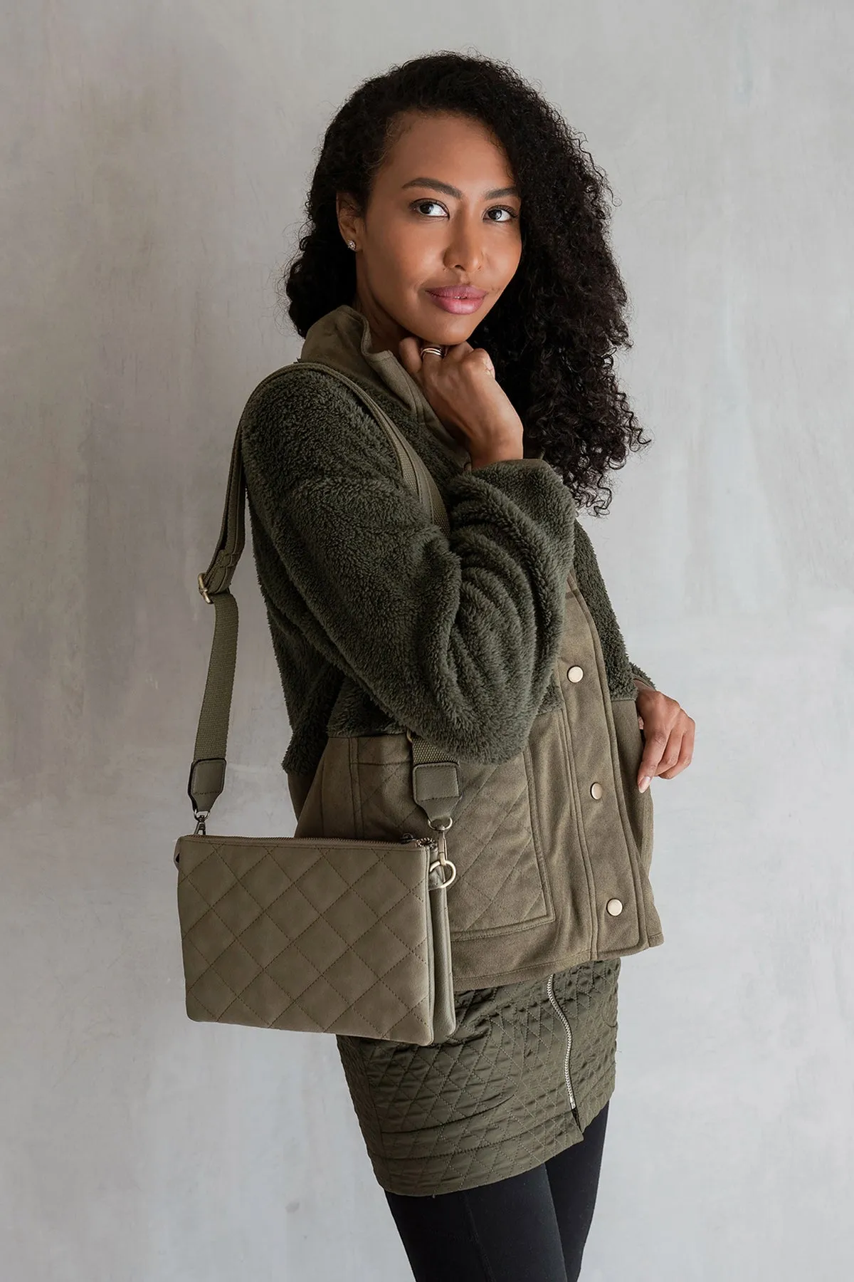 Izzy Vegan Quilted Crossbody sold by Jen & Co. product image thumbnail 4