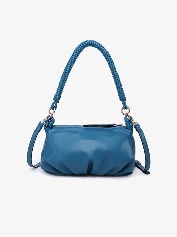 Ophelia Vegan Ruched Shoulder Bag sold by Jen & Co.