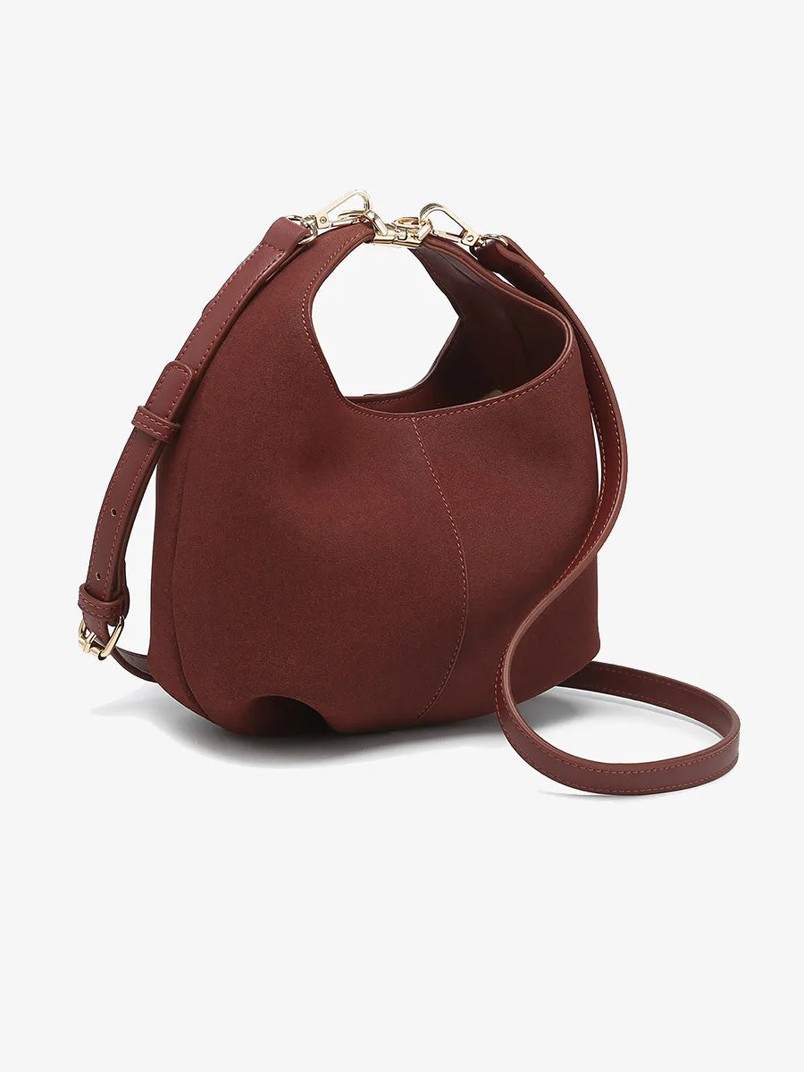Elena Vegan Suede Crossbody sold by Jen & Co. product image thumbnail 2
