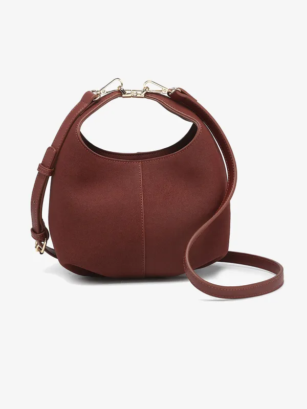 Elena Vegan Suede Crossbody made by Jen & Co.
