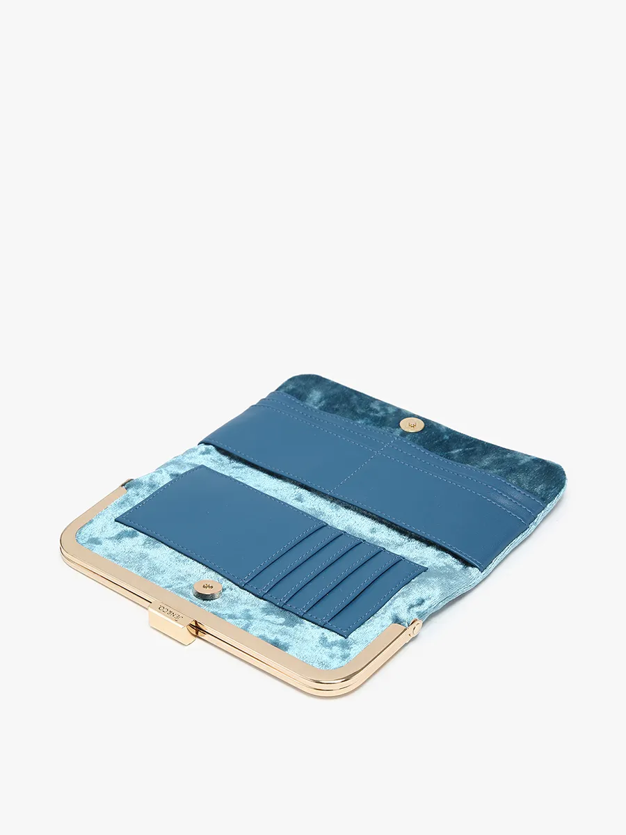 Sue Velvet Wallet Pouch sold by Jen & Co. product image thumbnail 4