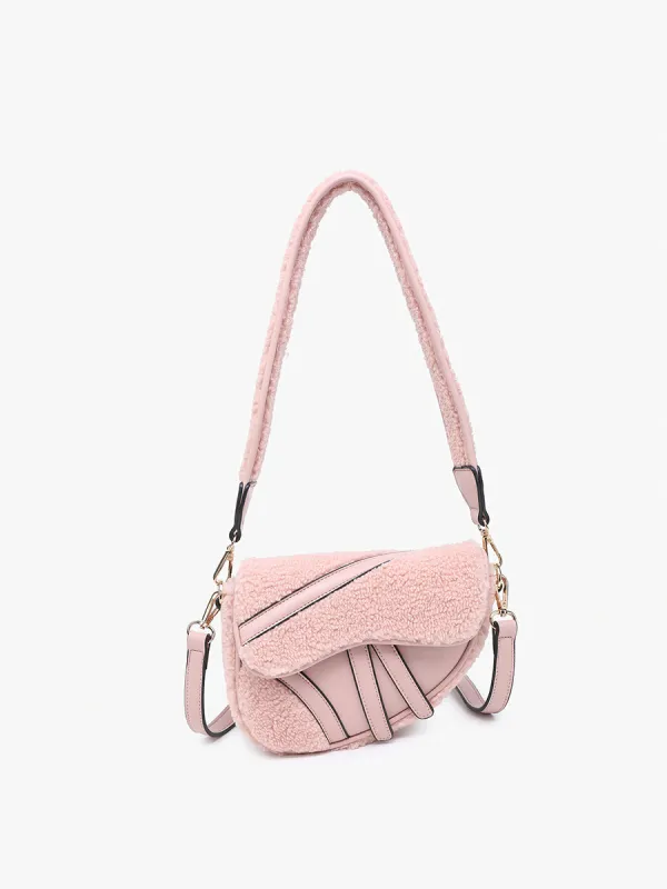 Kori Vegan Sherpa Crossbody sold by Jen & Co.
