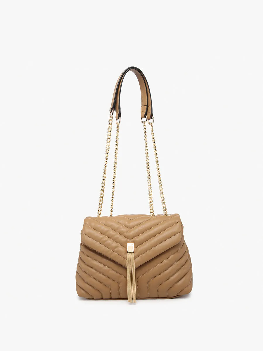 Thea Vegan Chevron Crossbody sold by Jen & Co.