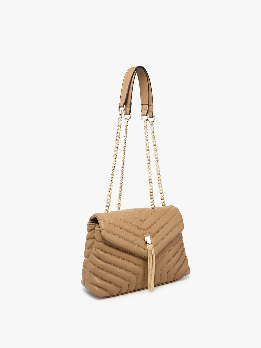 Thea Vegan Chevron Crossbody sold by Jen & Co. product image thumbnail 2