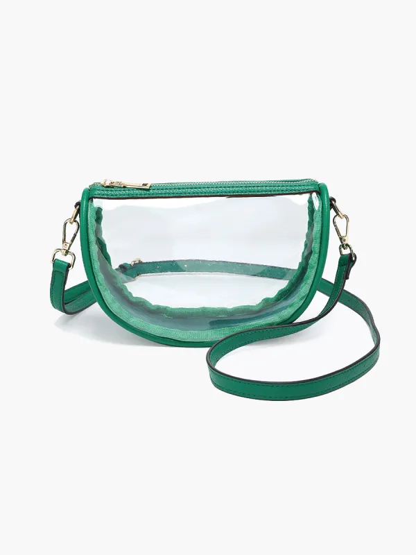 Peyton Clear Crossbody made by Jen & Co.