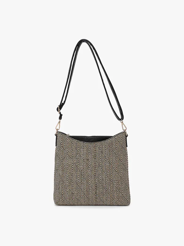 Emma Vegan Arrowhead Crossbody sold by Jen & Co.