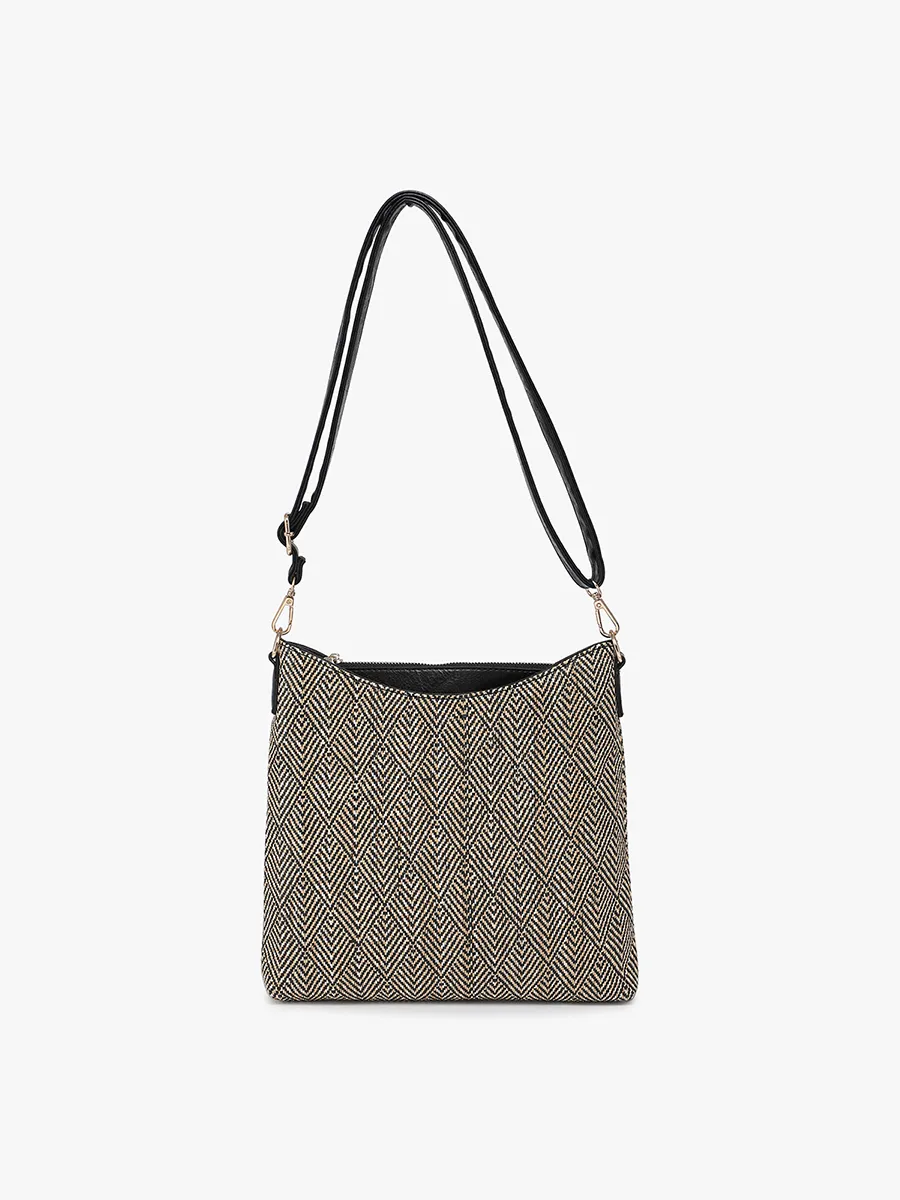 Emma Vegan Arrowhead Crossbody sold by Jen & Co.