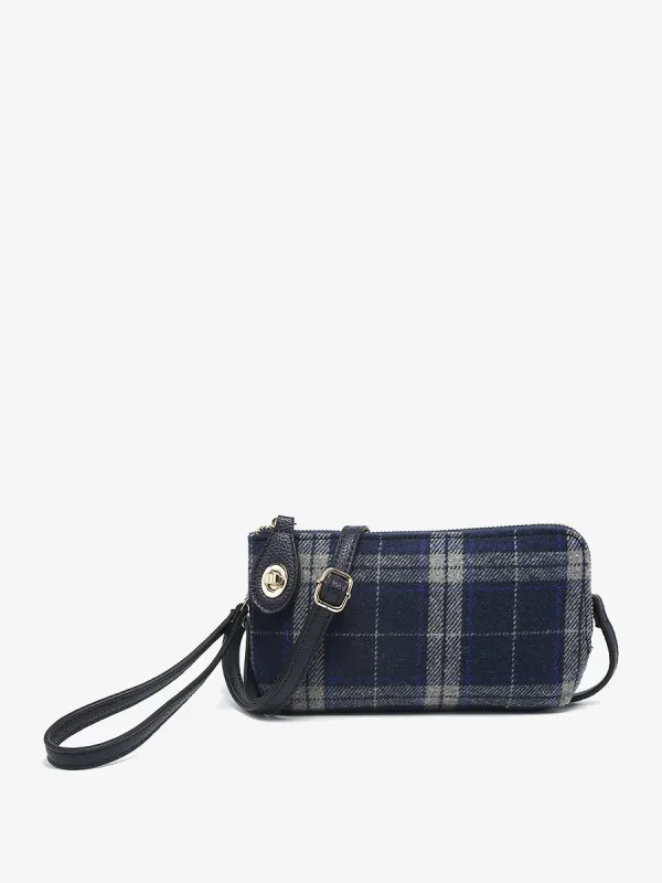 Kendall Plaid Crossbody made by Jen & Co.