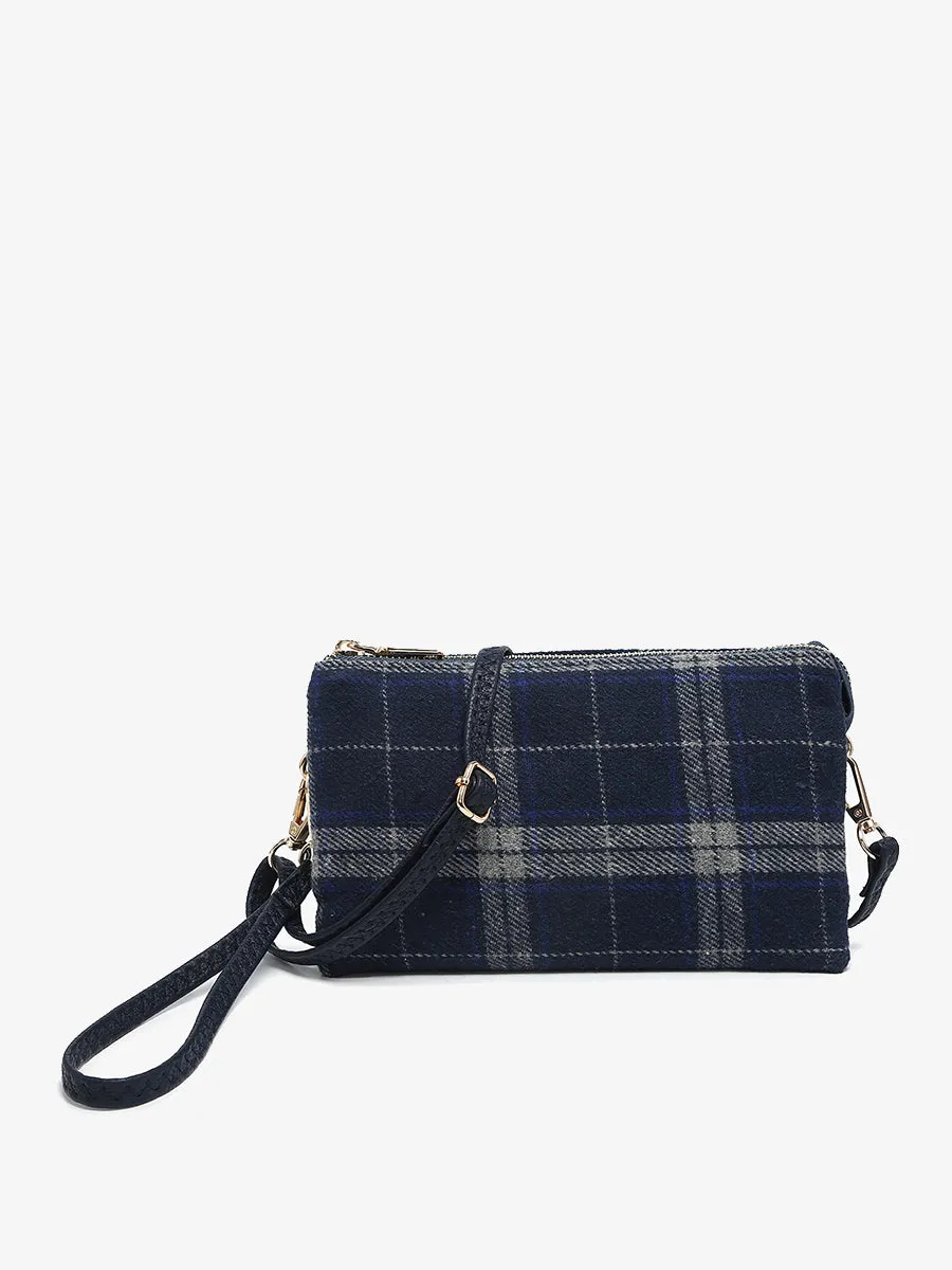 Riley Vegan Plaid Crossbody sold by Jen & Co.