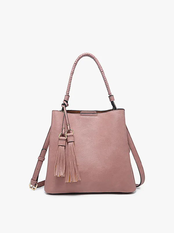 Olivia Vegan Animal Print Hobo sold by Jen & Co.