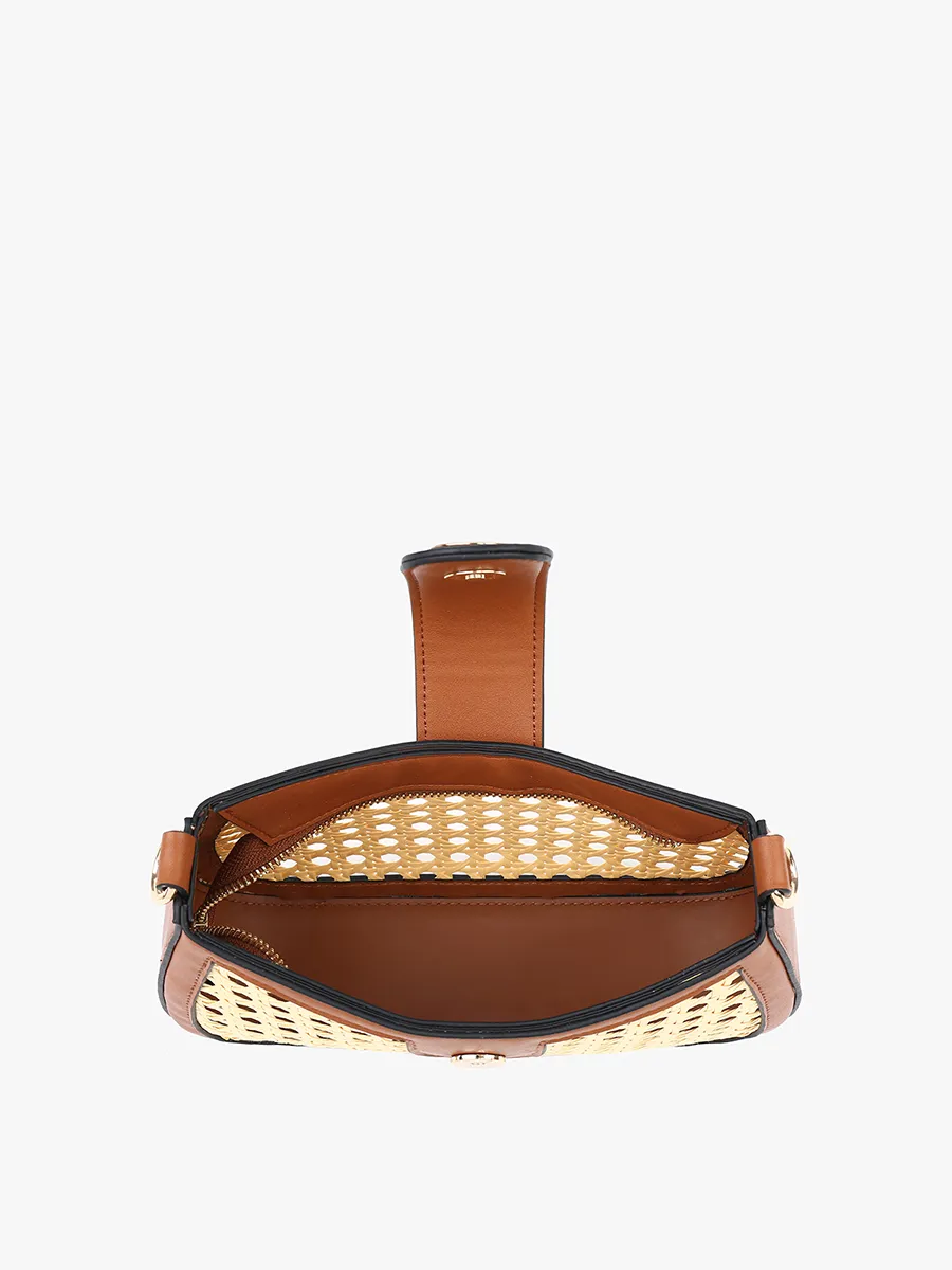 Miller Vegan Rattan Crossbody sold by Jen & Co. product image thumbnail 4