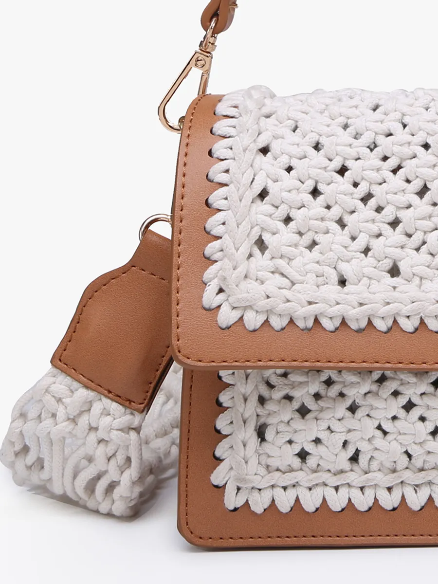 Gianna Vegan Macrame Crossbody sold by Jen & Co. product image thumbnail 2