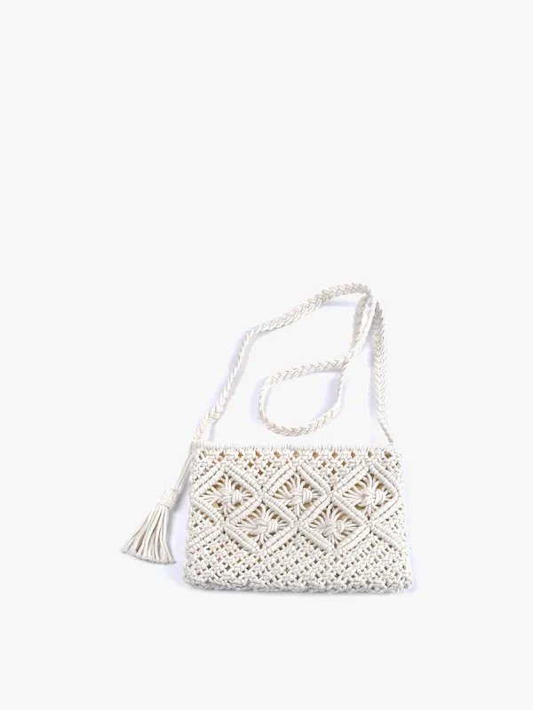 Val Macrame Crossbody sold by Jen & Co.