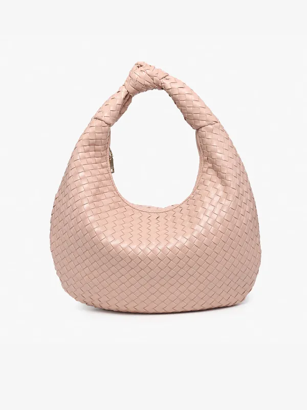 Valentina Vegan Woven Hobo made by Jen & Co.